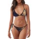 thumbnail image 1 of Balery Purple Flower Lazy Cat Pijama Estampado Bikini de Dos Piezas para Mujer - Conjunto de Bikini Ajustable Sexy y Cómodo para Playa, 1 of 6