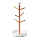 thumbnail image 1 of Árbol para tazas de café, soporte para vasos de vidrio, escurridor de tazas, ligero y decorativo. Base blanca, 1 of 8