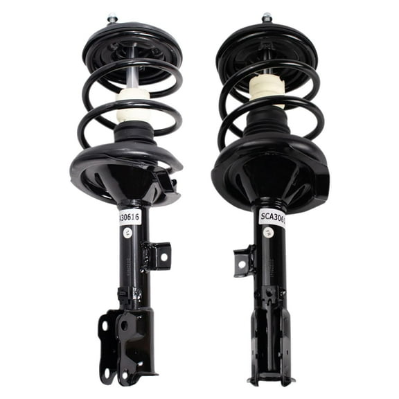 TRQ Front Strut & Coil Spring Assembly Set Driver & Passenger Sides Fits Select 11-19 Mitsubishi Outlander Sport