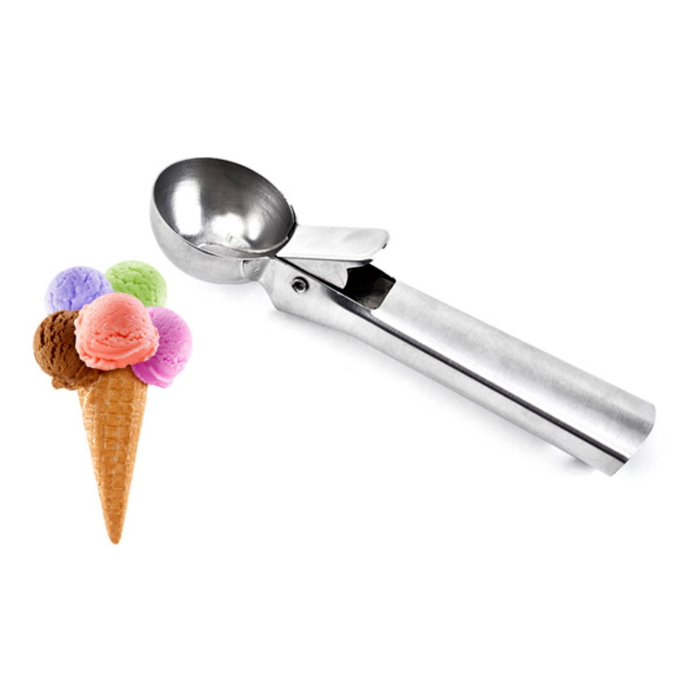 VEAREAR Stainless Steel Ice Cream Ball Scoop Maker Fruit Potato Mash