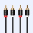 thumbnail image 4 of Vention 2RCA macho a 2RCA macho cable divisor de cable de audio para HDTV (1,5 m), 4 of 9