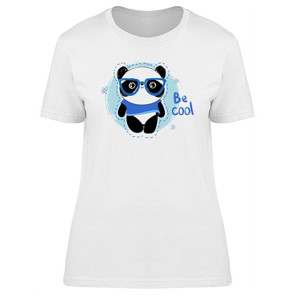 Panda Bear Be Cool Graphic T-Shirt Women -Image by Shutterstock, Female Medium