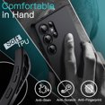 thumbnail image 6 of JETech Slim Fit Case for Samsung Galaxy S25 Ultra 5G, Camera Lens Full Protection, Soft TPU Thin Protective Phone Cover with Matte Finish, Shockproof (Titanium Black), 6 of 6