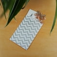 thumbnail image 5 of 50 Qty 4" x 6" Decorative Flat Paper Gift Bags - Silver Chevron Pattern on White Kraft Bags - for Sales/Treats/Parties Cookies/Gifts - N'icePackaging, 5 of 7