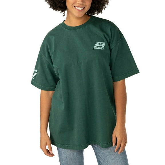 Unisex Green Boston Fleet Boxy T-Shirt