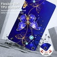 thumbnail image 6 of TECH CIRCLE Slim Case for Galaxy Tab A 8-inch 2019 T290 T295 T297,Ultra Thin Lightweight Elegant Soft TPU Anti-Scratch Protective Back Case for 8.0 inch Galaxy Tab A 2019 Without S Pen,Blue Butterfly, 6 of 6