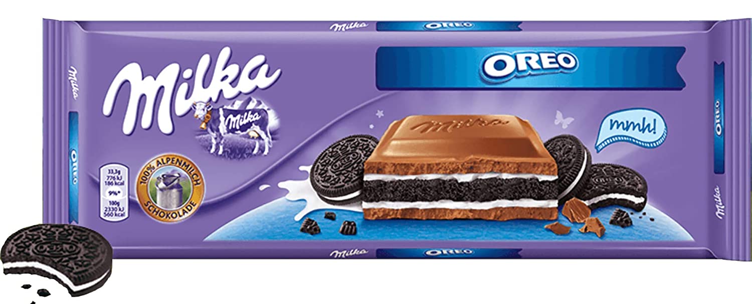 Milka Oreo Sandwich Chocolate Bar Candy Original German Chocolate