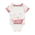 thumbnail image 2 of Daiia Cute Bathtub Printed Unisex-Baby Short Sleeve Onesies Bodysuits Baby Climbing Clothes Soft and Comfortable Romper with Expandable Shoulder Design-18 Months, 2 of 8
