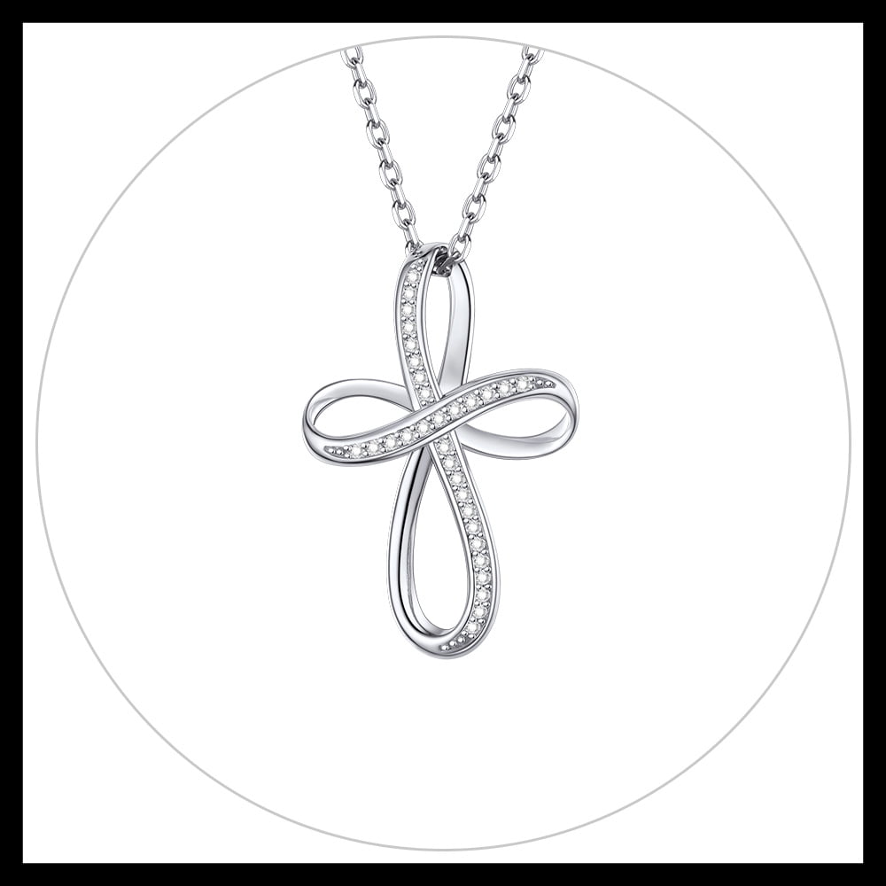 ChicSilver Mother's Day Mama Necklaces Pendants with Cubic