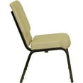 thumbnail image 6 of Flash Furniture Beige Fabric Church Chair,PK4 4-XU-CH-60096-BGE-GG, 6 of 7
