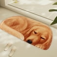 thumbnail image 5 of PureCasa Cute Dog Polyester Shower Bath Rug for Home Bathroom Toilet, Non-Slip Household Water Absorbent Quick Drying Floor Mats for Entrance Bedroom, Modern Home Decor, 1PC, 16"x34", B, 5 of 6