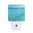 thumbnail image 1 of Fotbe Crystal Clear Ocean Waves Luz Nocturna LED, Luz de Noche con Sensor de Luz Natural de Anochecer a Amanecer, Se Enchufa a la Pared, Blanco Cálido 0.5W-EU, 1 of 7