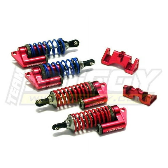 Integy MSR6 Piggyback Shock 4 Red Revo INTT3102R Gas Car/Truck Option Parts