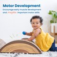thumbnail image 3 of ECR4Kids SoftZone Tree Log Climber Playset, Indoor Toddler Foam Obstacle Course, 3-Piece, 3 of 6