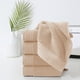 thumbnail image 4 of Juego de 5 toallitas blancas absorbentes reutilizables de 73 x 33 cm para piel sensible. Toalla de microfibra suave de secado rápido para limpieza facial (caqui)., 4 of 6