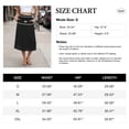 thumbnail image 6 of Asklazy Womens Flowy A-Line Long Skirt Pleated Elastic High Waist Drawstring Skirts with Pockets,Mother's Day,Wine Red,XL, 6 of 9