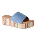 thumbnail image 2 of Diba True Womens Rock Steady Raffia Slide Wedge  Casual Shoes, 2 of 5