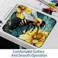 thumbnail image 6 of Bee Printed Square Desk Mat Mousepad, 8.3x9.8 Inch, Non-Slip Rubber Bottom, Suitable for Office and Gaming, 6 of 6