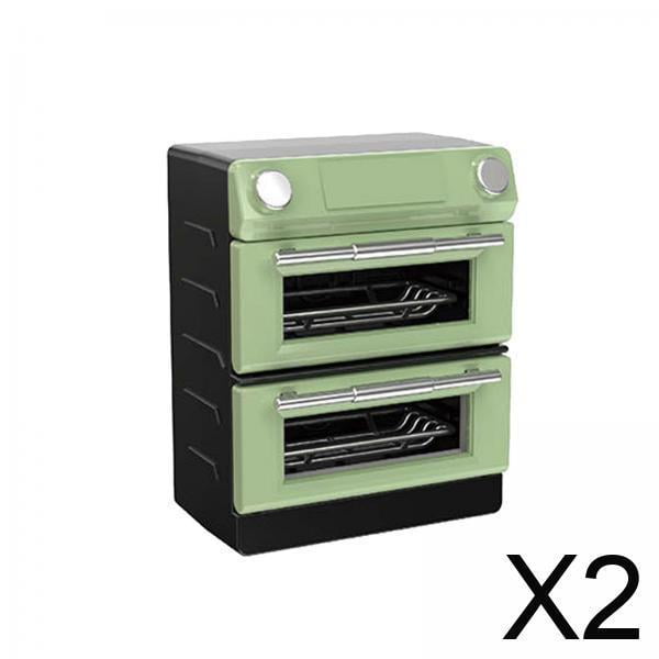 Horno para casa de muñecas,Modelo de muebles en miniatura para horno de casa de muñecas,Modelo de muebles de cocina con microondas en miniatura,Mini modelo de horno para casa,mini