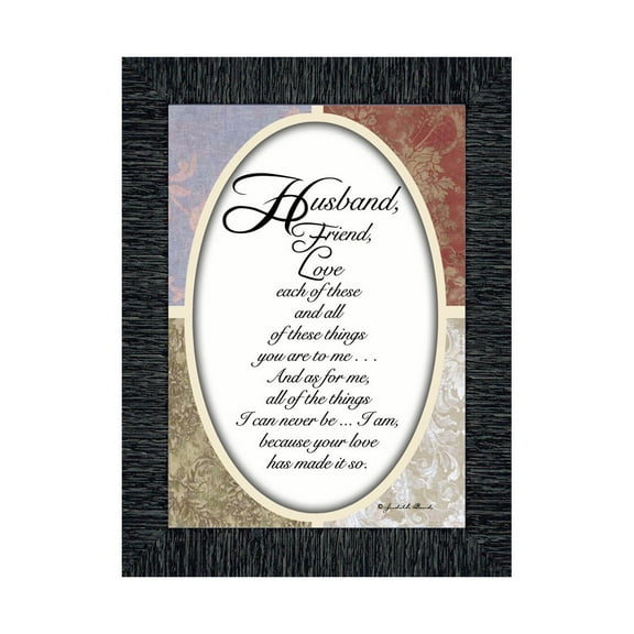 My Husband, Gift For Husband From Wife for Anniversary, Picture Frame For Men, 7x9 77917