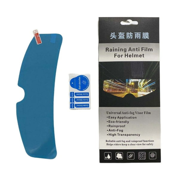 CAYU Film Transparent Durable pour Visière de Moto Résistance aux UV Imperméable Antibuée