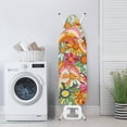 thumbnail image 3 of HELLHERO Mushroom Flowers Print Ironing Protector for Ironing Board Scorch Resistant Iron Board Cover with Cozy Nose Pocket Fits Standard 54" x 15" Inch Boards, 3 of 5