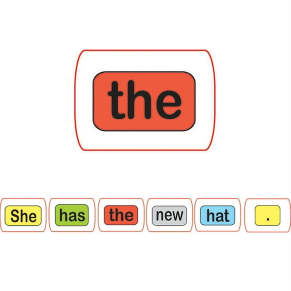 Die-Cut Magnetic Foam Sentence Building, 100 Pieces | Bundle of 5