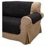 Legacy Decor 2PC Black Soft Micro Suede Couch Sofa and Loveseat Pet Furniture Slip Covers