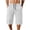 White, variant on Horkkom Gym Shorts Men Summer Solid Color Athletic Shorts Outdoor Running Workout Shorts with Pockets, S-2XL