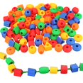 thumbnail image 1 of Lacing Beads Rainbow Toyfrog Educational Montessori para niños, 1 of 5