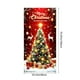 thumbnail image 3 of Adornos navideños, regalos navideños, cortina navideña de 35 x 72 pulgadas, decoración navideña para puerta y pared, festival, fiesta, poliéster., 3 of 6