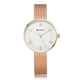 thumbnail image 1 of Temporizador moda lujo acero inoxidable mujer relojes de cuarzo 3ATM resistente al agua mujer Casual reloj de pulsera simple Relogio Feminino 1 1, 1 of 5