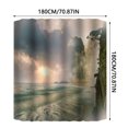 thumbnail image 3 of Shower Curtain,Shower Curtain 70x70 Inch With 12 Plastic Hooks Waterproof Shower Curtain Bathroom Heavy Side Shower Curtain Machine Washable Quick Dry, 3 of 8