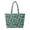 Candy Cane Print, variant on Qpednta Gingerbread Patch Quilted Tote Bag for Women, Fade Resistant Women's Lightweight Quilted Tote, Soft Foldable Puffy Quilted Shoulder Bag for Gym Travel