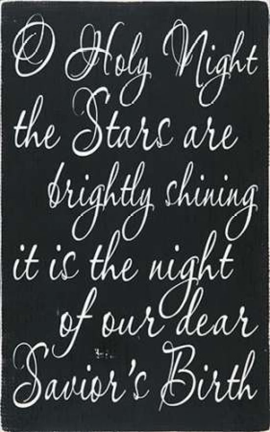 O Holy Night Canvas