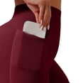 thumbnail image 6 of Busydd Short Leggings for Women with Pockets Solid Color High Waisted Gym Workout Leggings Summer Yoga Athletic Shorts S, 6 of 6