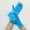 Blue, variant on Women Wrist-Length Satin Gloves For Wedding Parties, Gowns & Opera Events-Champagne