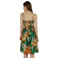 thumbnail image 5 of Moomaya Printed Adjustable Spaghetti Strap Dress For Women Summer Midi Dress with Pockets, 5 of 7