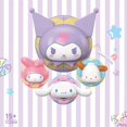 thumbnail image 2 of Pegatinas de refrigerador de bloques de construcción de la serie Sanrio, Anime Kuromi Pochacco, melodía, montar ladrillos, decoración, regalos de Navidad para niños, 2 of 4