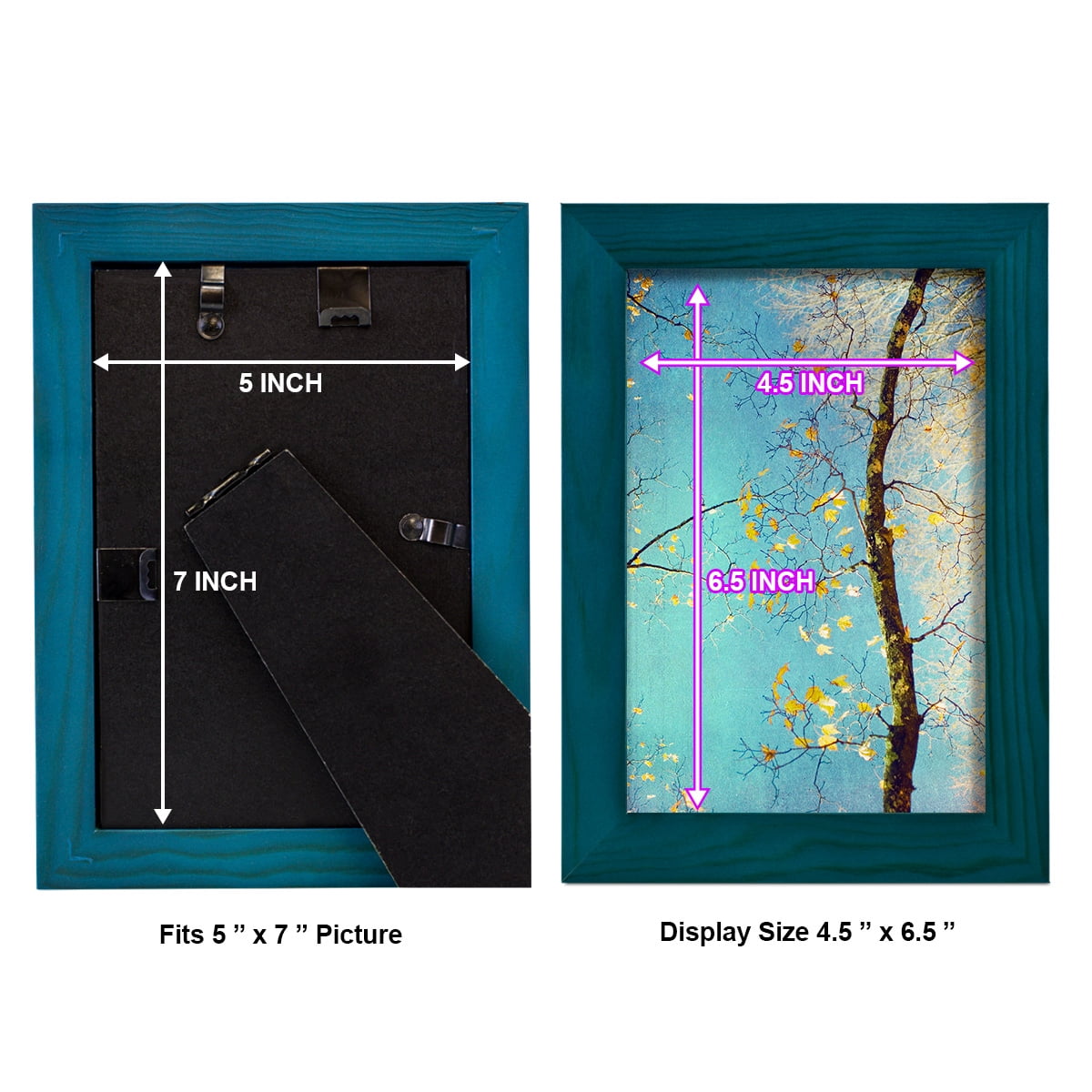 Autumn Tapestry III -Framed Print w/glass-Ocean Blue