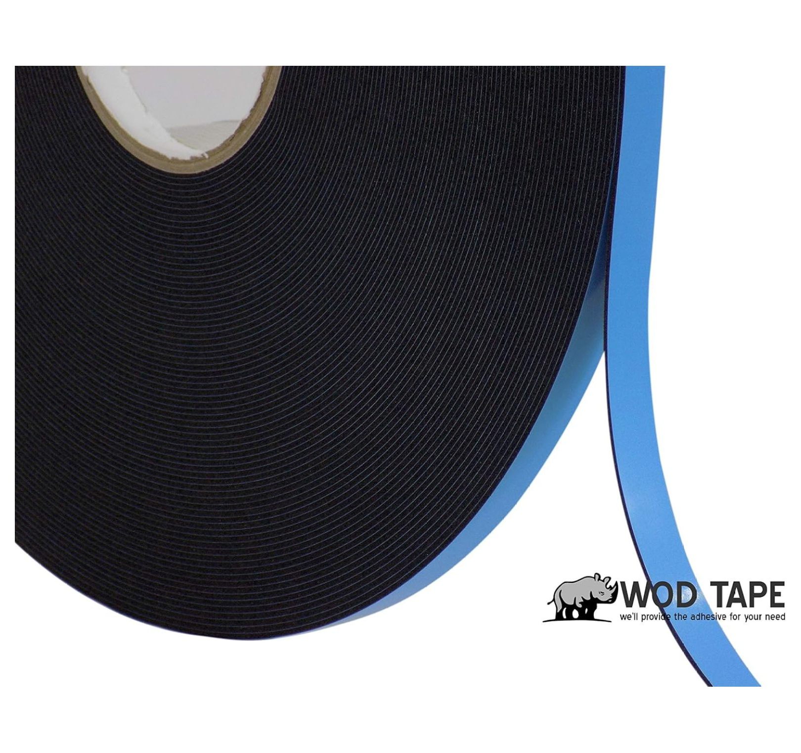 WOD WGT12P Double Sided Foam Mounting Tape, 1/8 inch Thick x 1 inch x 75 Ft. Weather Resistant for Filling, Home or Office Decor, Dual-Pane Glass Bonding, Replacing Insulated Windows, Black