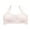 Pink, variant on Girls Cotton Training Bra Cartoon Bunny Print Ribbed Everyday Bralette