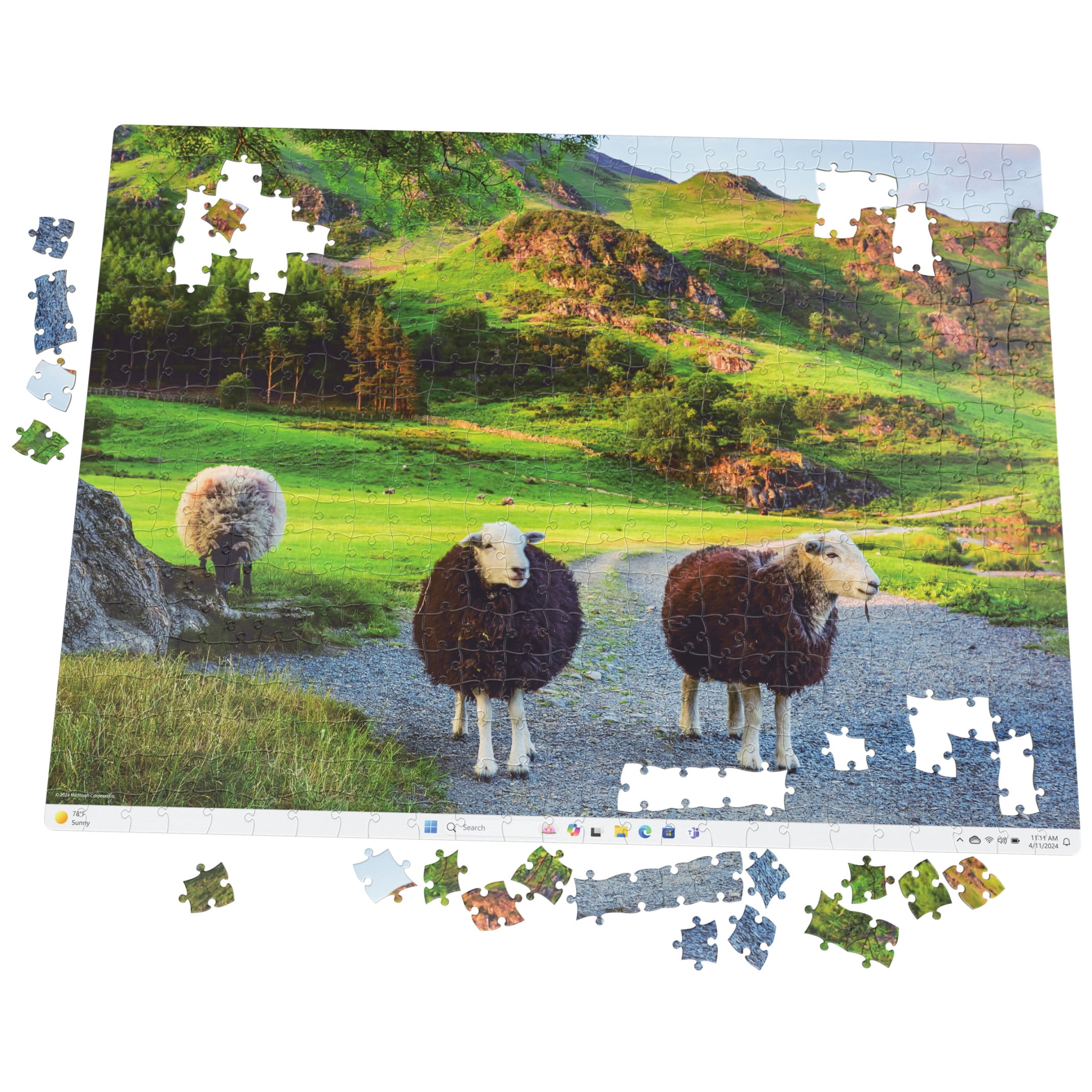 Spin Master Games, Microsoft Windows 500-Piece Jigsaw Puzzle and Poster, for Ages 8 and up