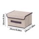 thumbnail image 5 of Caja de almacenamiento plegable y lavable de algodón y lino, rosa L, 5 of 5