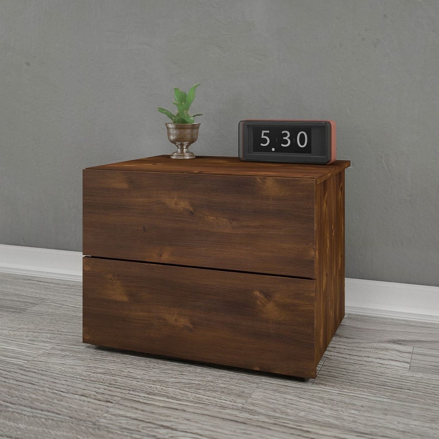 Nexera Nocce Truffle Nightstand
