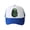 Royal Blue, variant on Trucker Mesh Vent Snapback Hat, Creature 3D Patch Embroidery Red