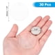 thumbnail image 2 of Uxcell Blanks de llaveros acrílicos, 30 piezas de llaveros acrílicos transparentes redondos de 1.6 pulgadas, discos en blanco de 2mm de grosor, 2 of 6