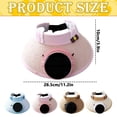 thumbnail image 3 of Breathable Polyester Hollow Top Kids Sun Visor Hat, UPF 50+ UV Protection Cooling Fan Visor Cap, Adjustable Lightweight Summer Outdoor Hat for Boys Girls 3-10Y, Perfect for Beach Tennis Golf Camping, 3 of 6