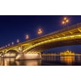 thumbnail image 2 of D Morkeberg, Thomas 18x13 Gold Ornate Wood Framed with Double Matting Museum Art Print Titled - A View Of Budapest, 2 of 4