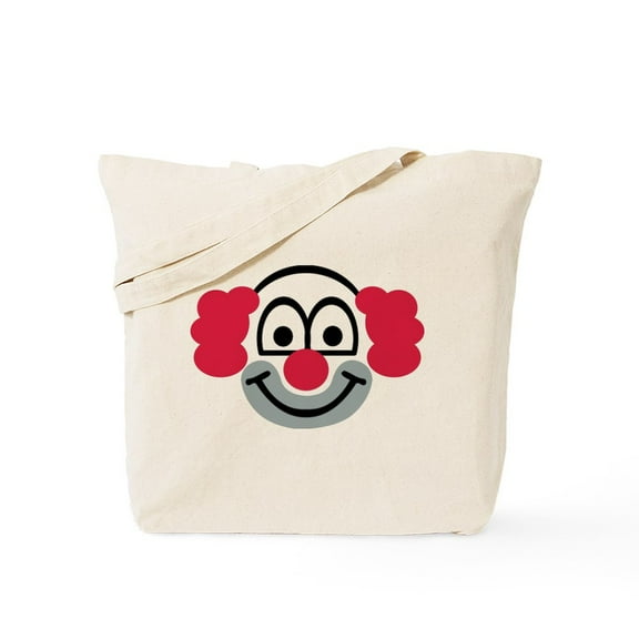 CafePress - Clown Face Tote Bag - Unisex Canvas Tote Bag, Beige, 1-Piece